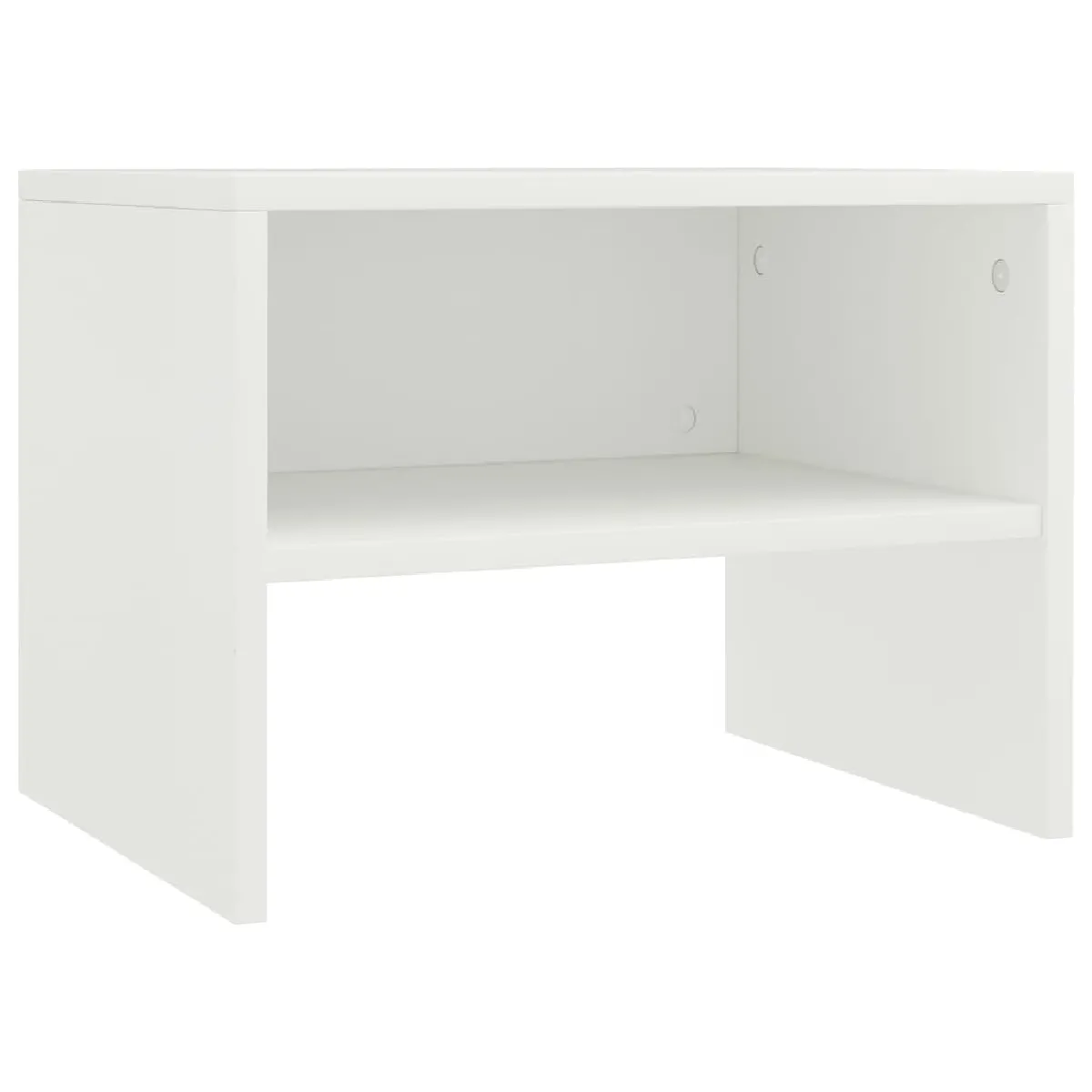 Table De Chevet Avec Étagère 40 X 30 X 30 Cm Bois D'ingénierie Dec033331