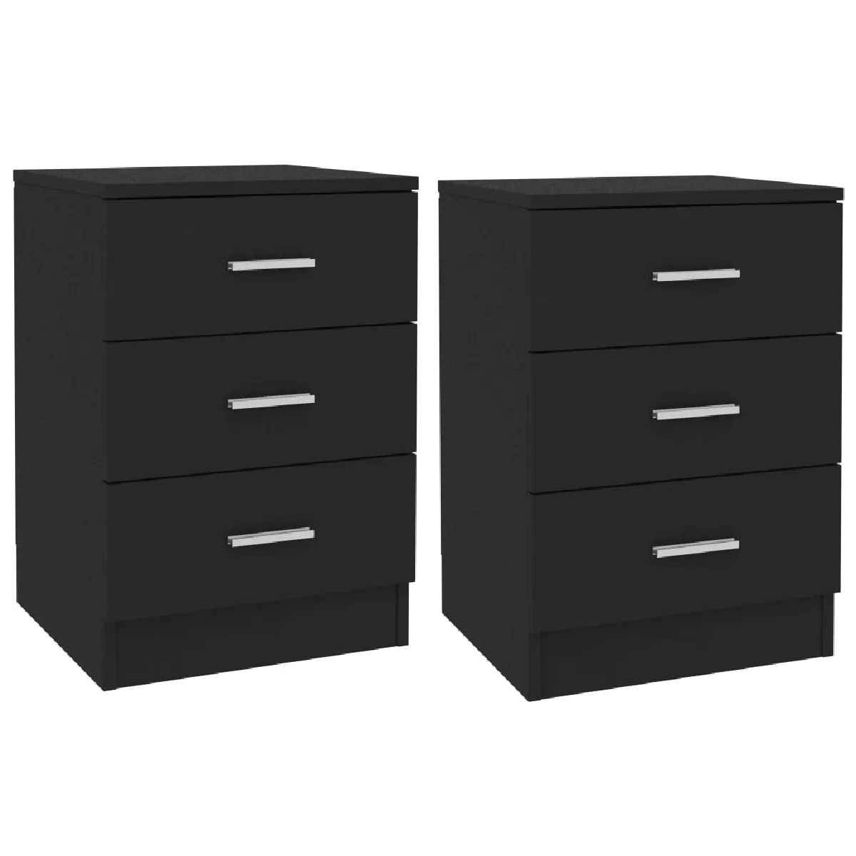 Lot De 2 Tables De Chevet Avec 3 Tiroirs 38 X 35 X 56 Dec035492