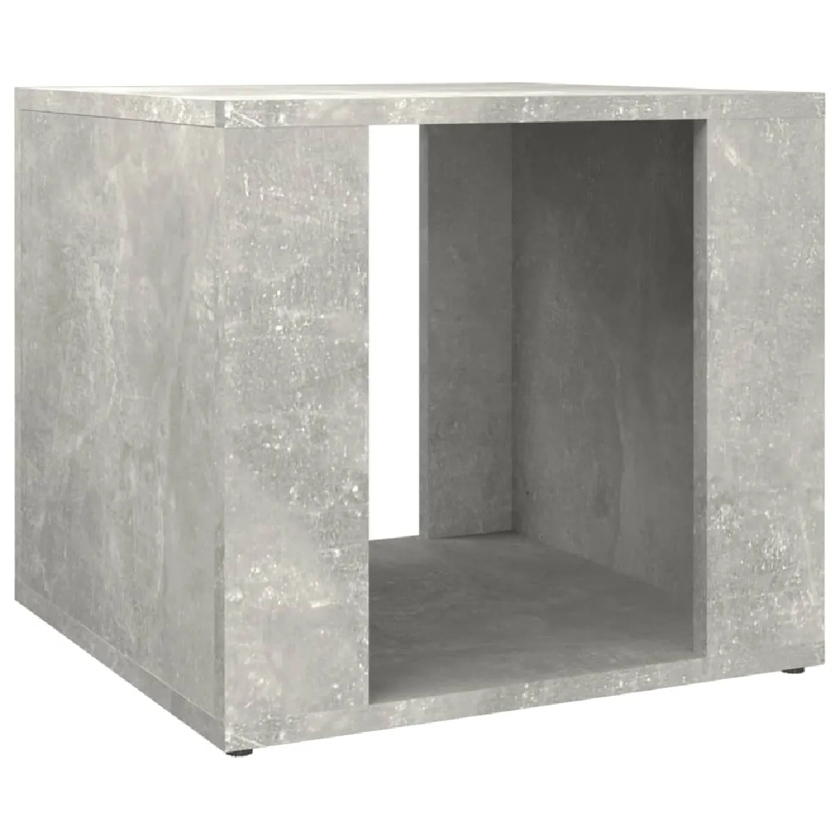 Table De Chevet Avec Compartiment Ouvert 41 X 40 X 36 Cm Bois D'ingénierie Dec034038