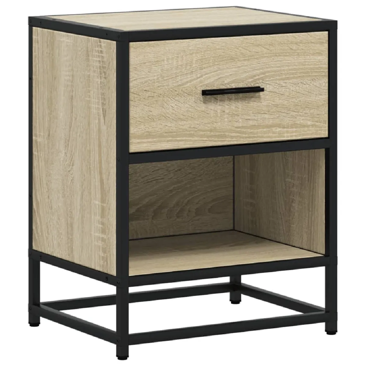 Table De Chevet Avec Tiroir Et Compartiment Ouvert 40 X 31 X 50 Cm Dec033825