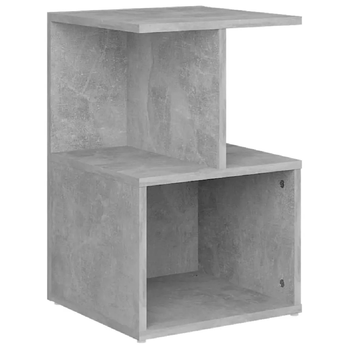 Table De Chevet Avec Compartiment De Rangement Et Étagère 35 X 35 X 55 Dec033968