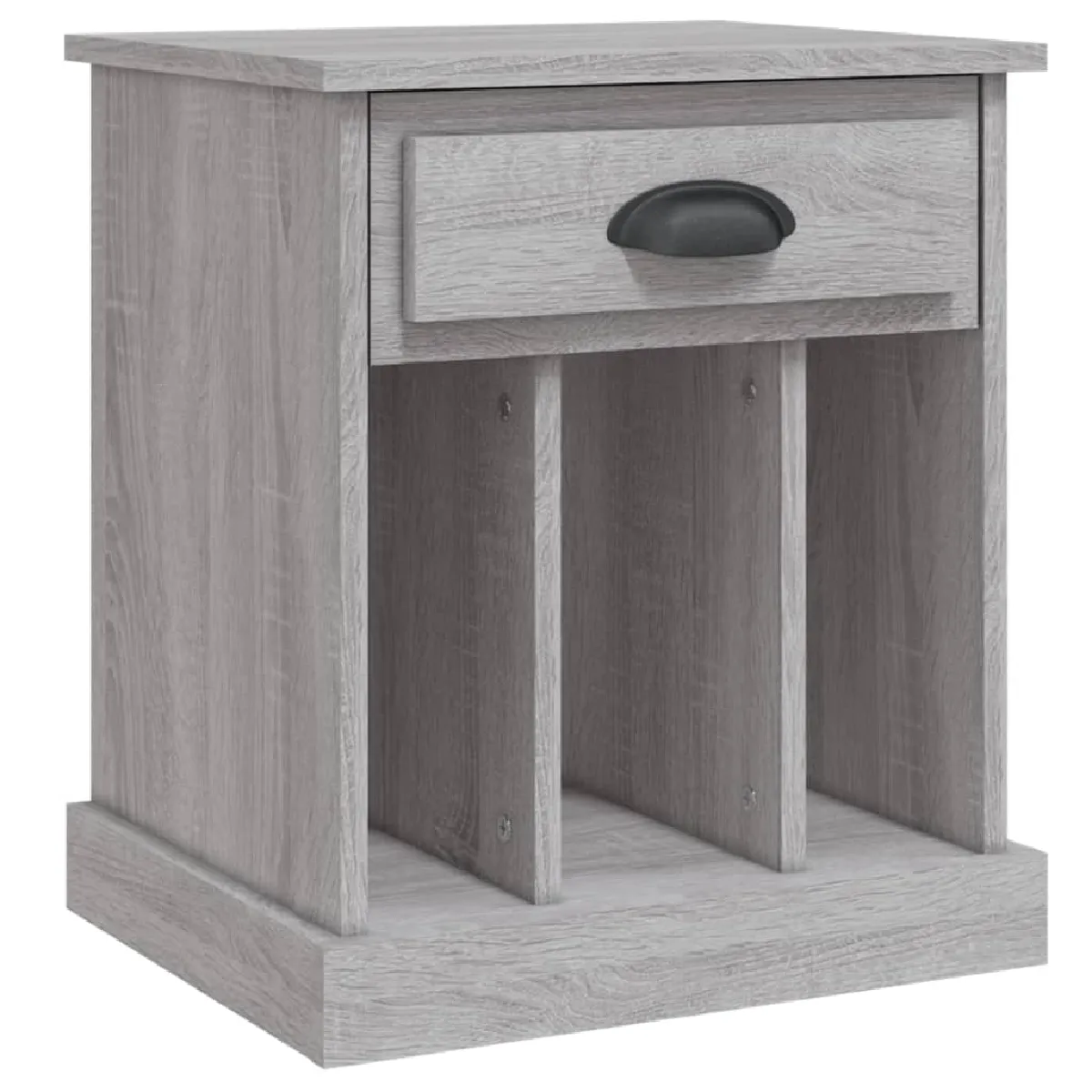 Table De Chevet Avec Tiroir Et 3 Compartiments 43 X 36 X 50 Cm Dec034665