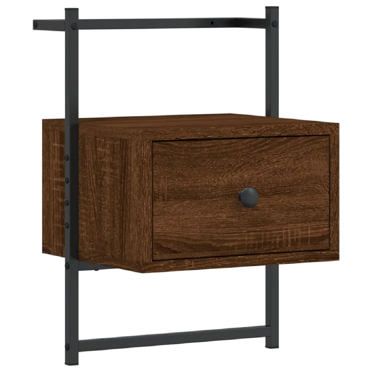 Table De Chevet Murale Avec Tiroir 35 X 30 X 51 Cm Bois D'ingénierie Dec034246