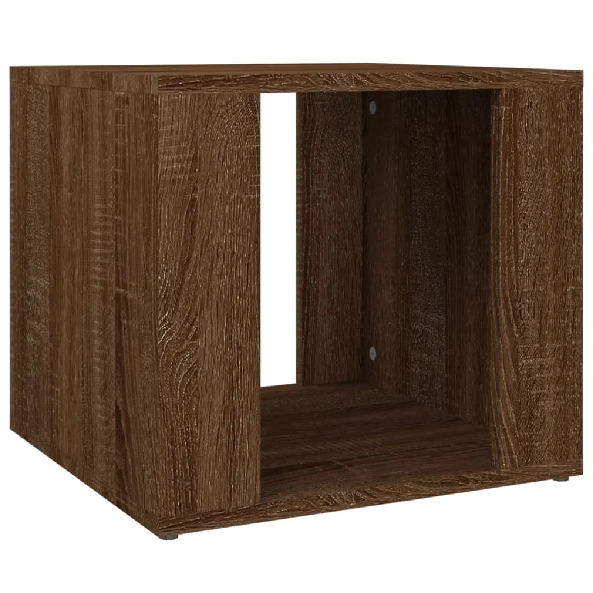 Table De Chevet Avec Compartiment Ouvert 41 X 40 X 36 Cm Bois D'ingénierie Dec033771