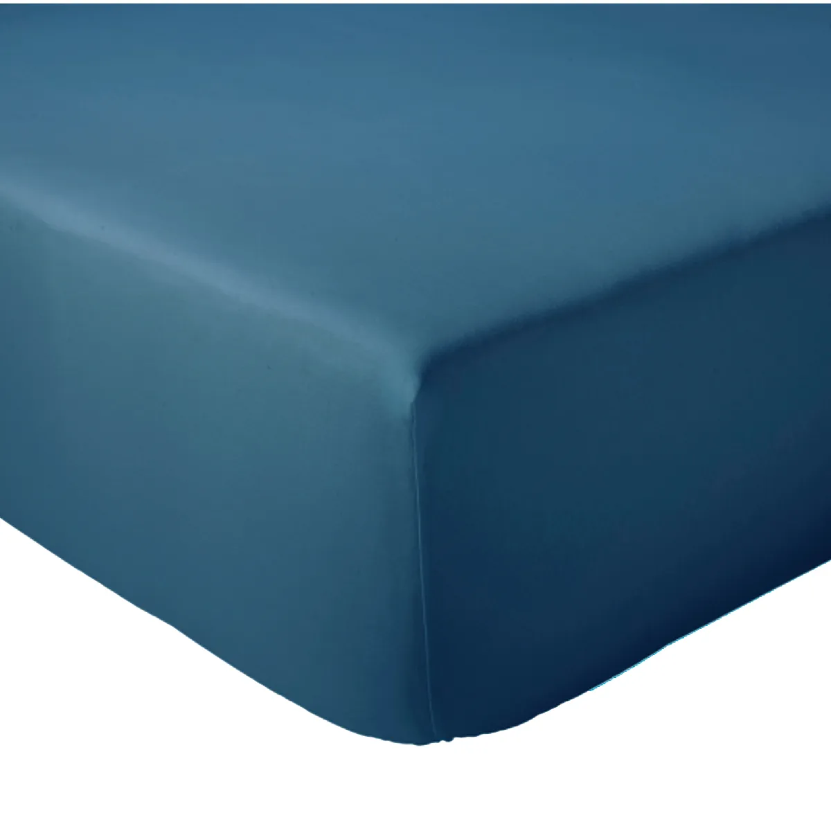 Drap Housse 160x200 Cm Bonnet 30 Cm Percale De Coton Passion Percale Bleu Cobalt