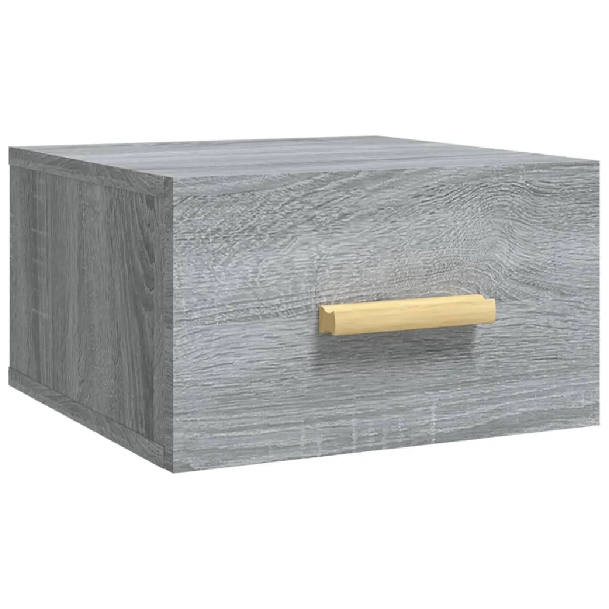 Table De Chevet Murale Avec Tiroir 35 X 35 X 20 Cm En Bois Dec034327