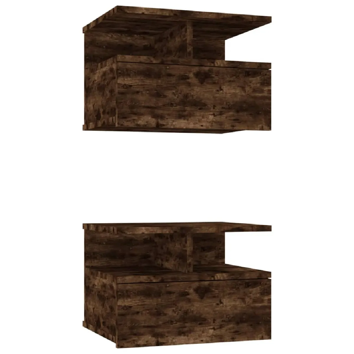 Lot De 2 Tables De Chevet Murale 40 X 31 X 27 Cm Avec Dec035991