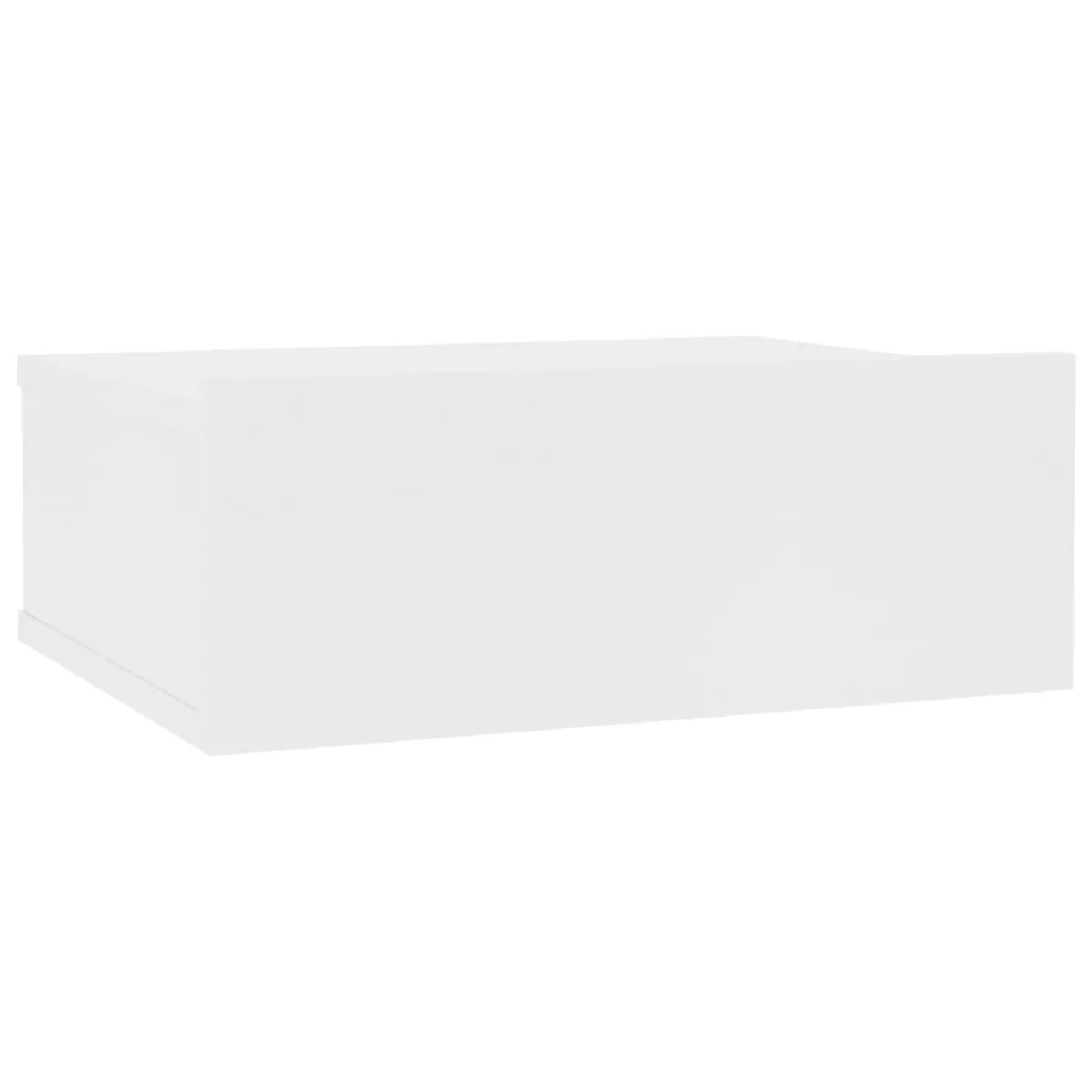 Table De Chevet Murale Avec Tiroir 40 X 30 X 15 Cm Bois D'ingénierie Dec033916