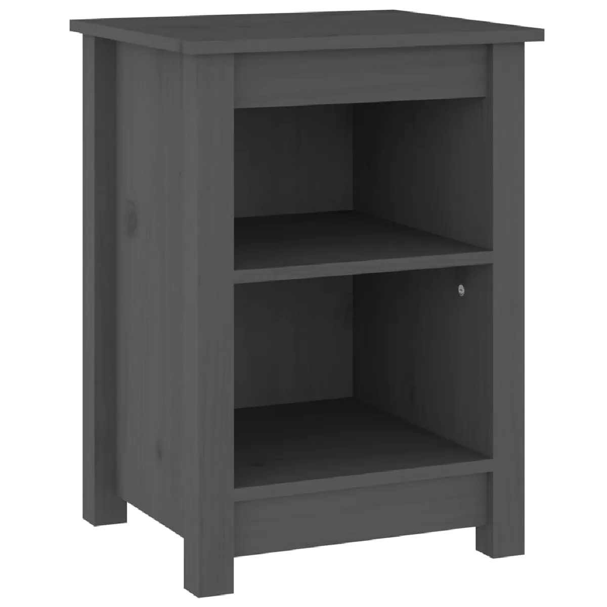Table De Chevet Avec Compartiment Ouvert 40 X 35 X 55 Cm Bois De Dec033951