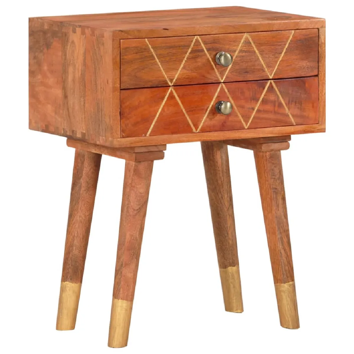 Table De Chevet Avec Deux Tiroirs 43 X 30 X Dec033015