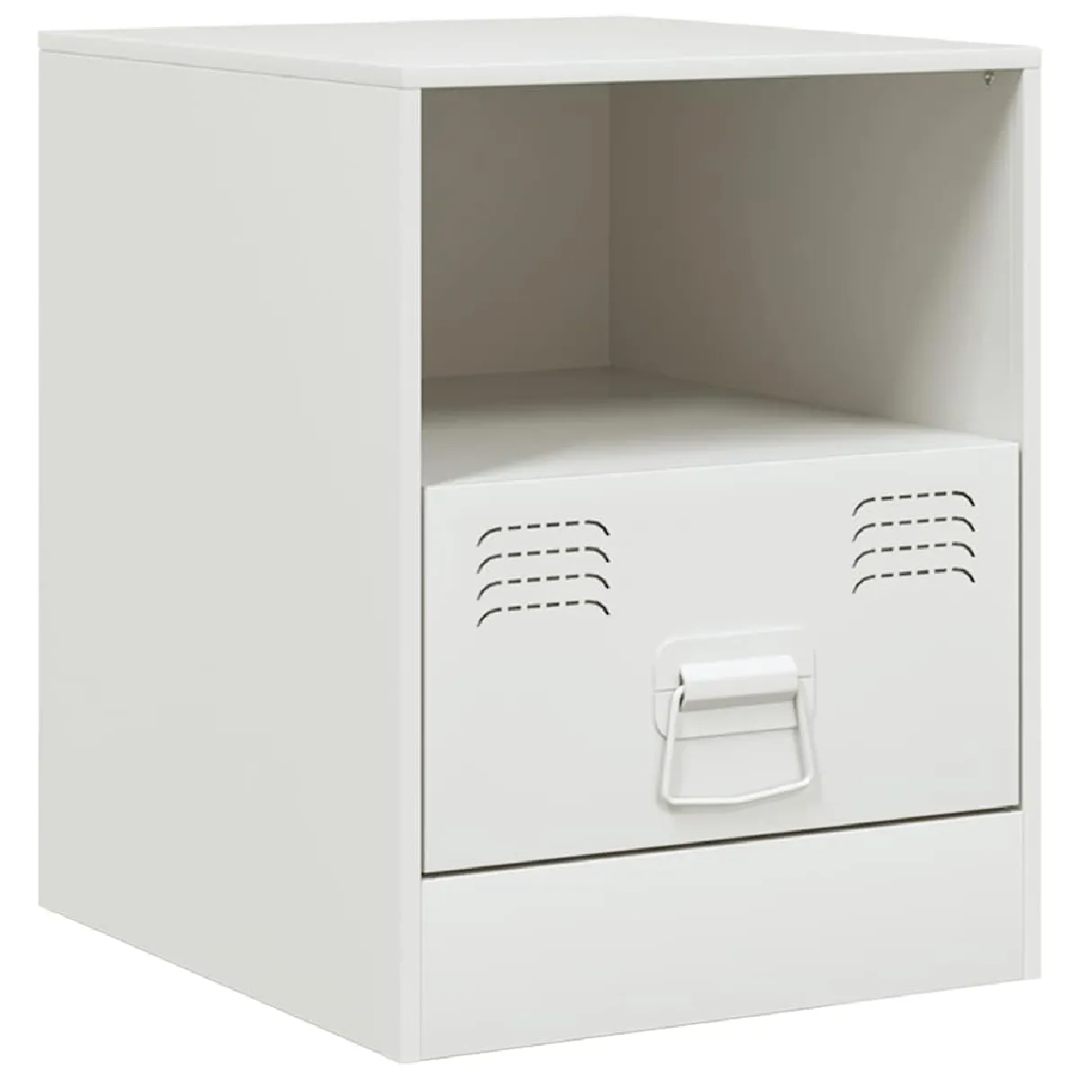 Table De Chevet Avec Tiroir Et Compartiment Ouvert 34,5 X 39 X 44 Cm Dec033290