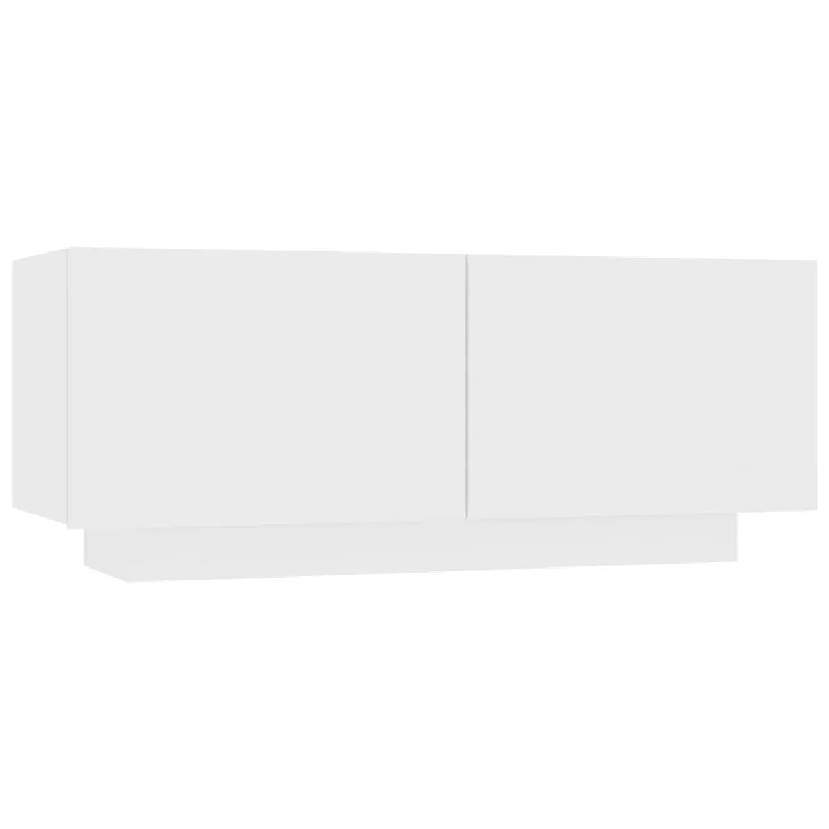 Table De Chevet Murale Petit Meuble D'appoint 100 X 35 X 40 Cm Bois Dec033287