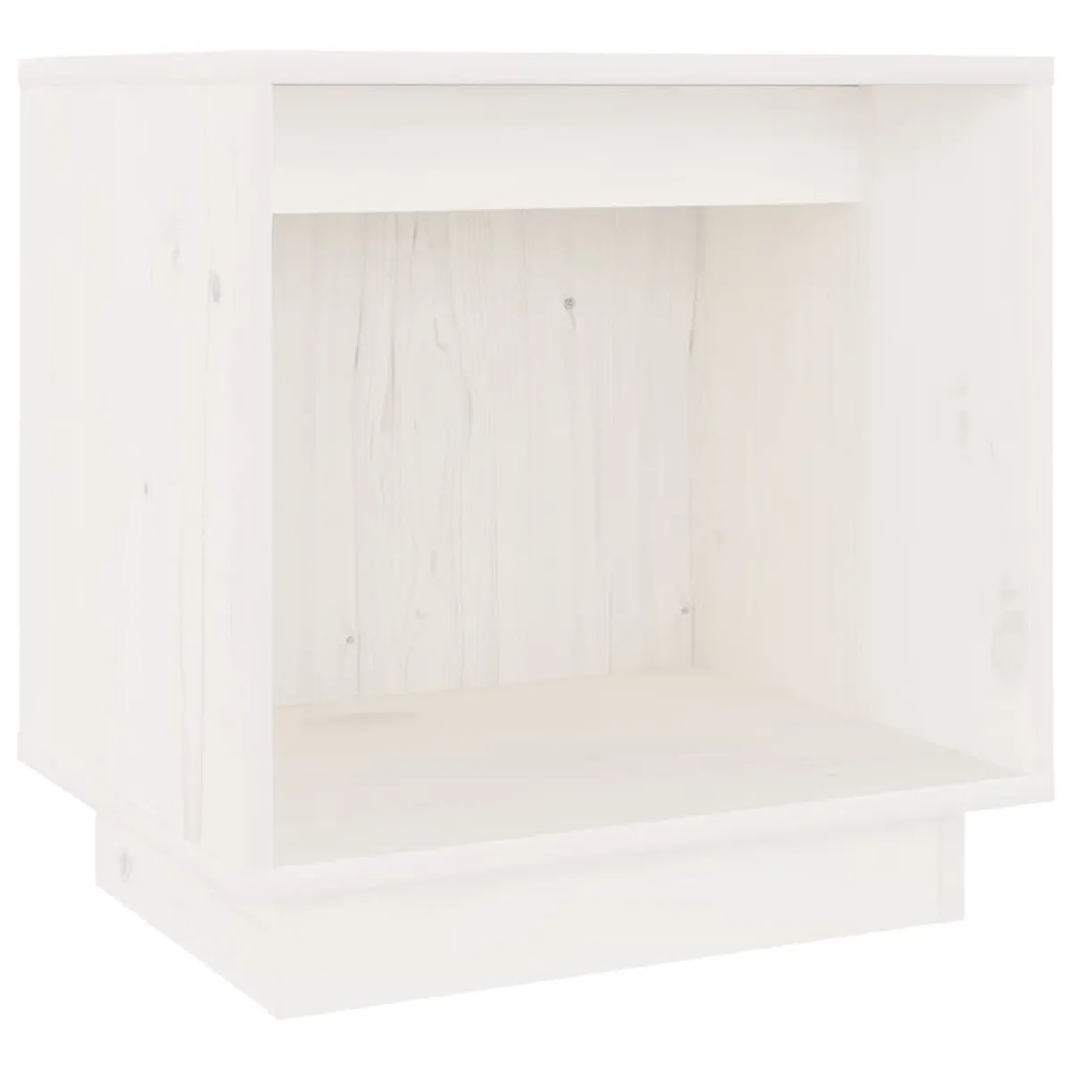 Table De Chevet Avec Compartiment Ouvert 40 X 30 X 40 Cm Bois De Dec033337