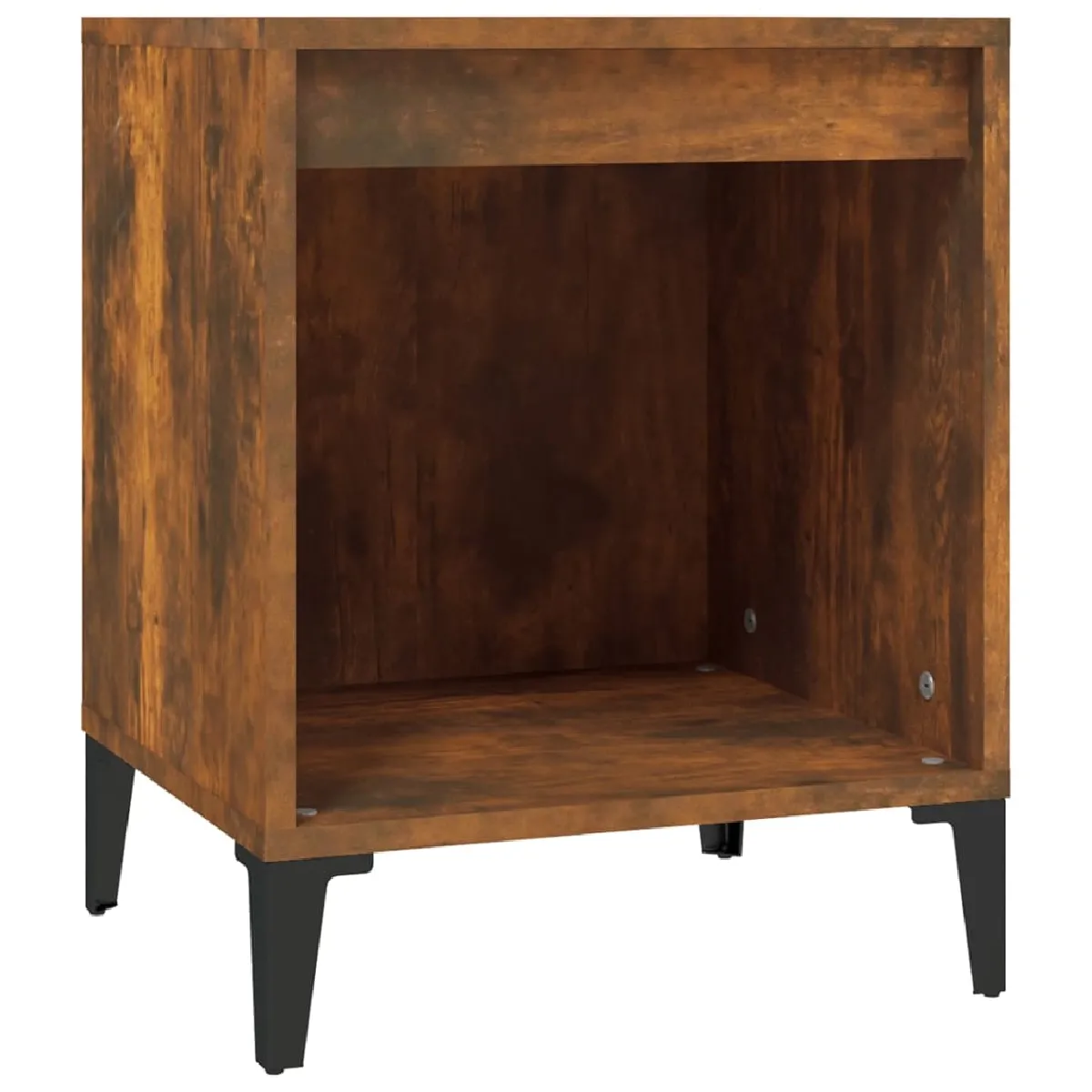Table De Chevet Avec Compartiment Ouvert 40 X 35 X 50 Cm Bois D'ingénierie Dec033581