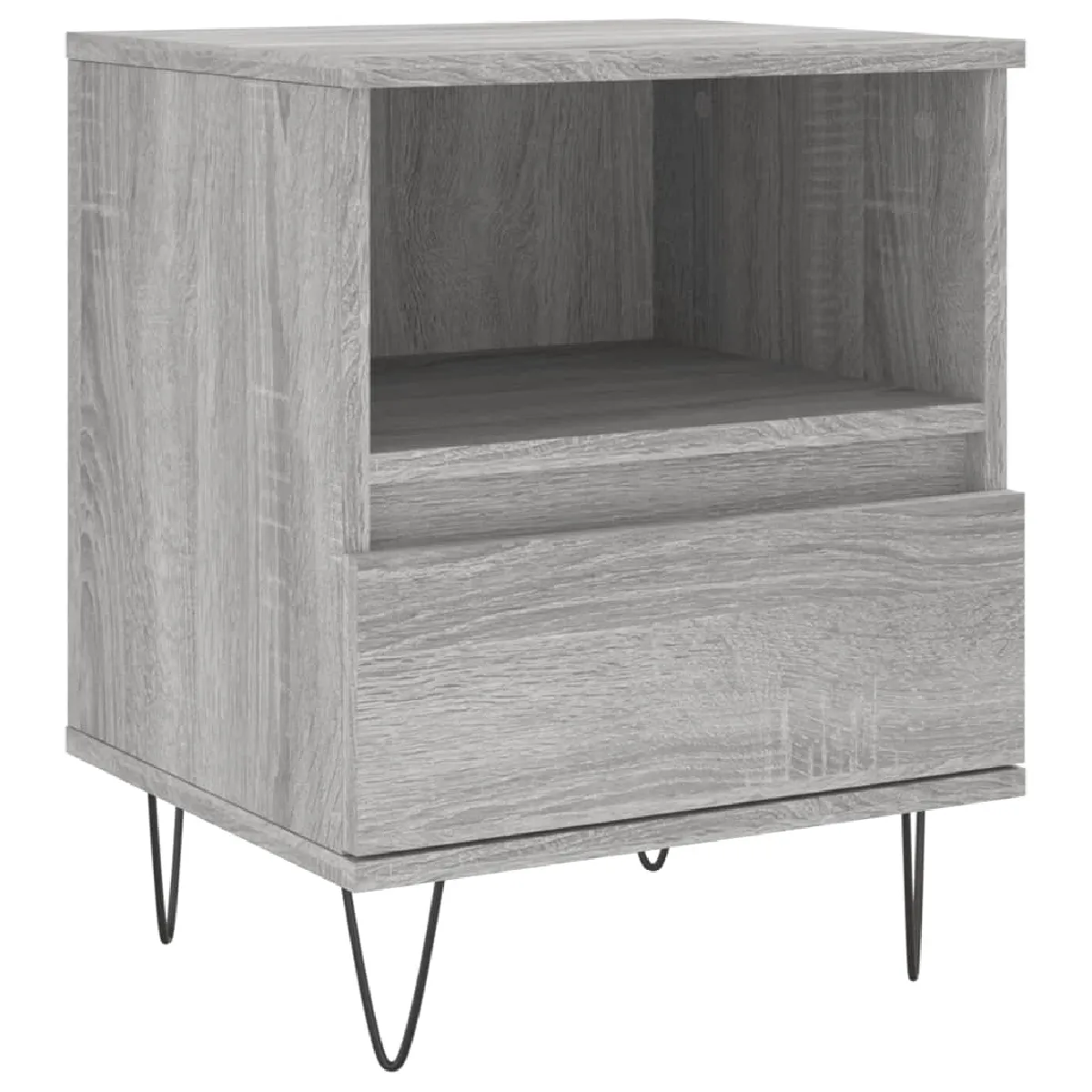 Table De Chevet Avec Tiroir Et Compartiment Ouvert 40 X 35 X 50 Cm Dec034627