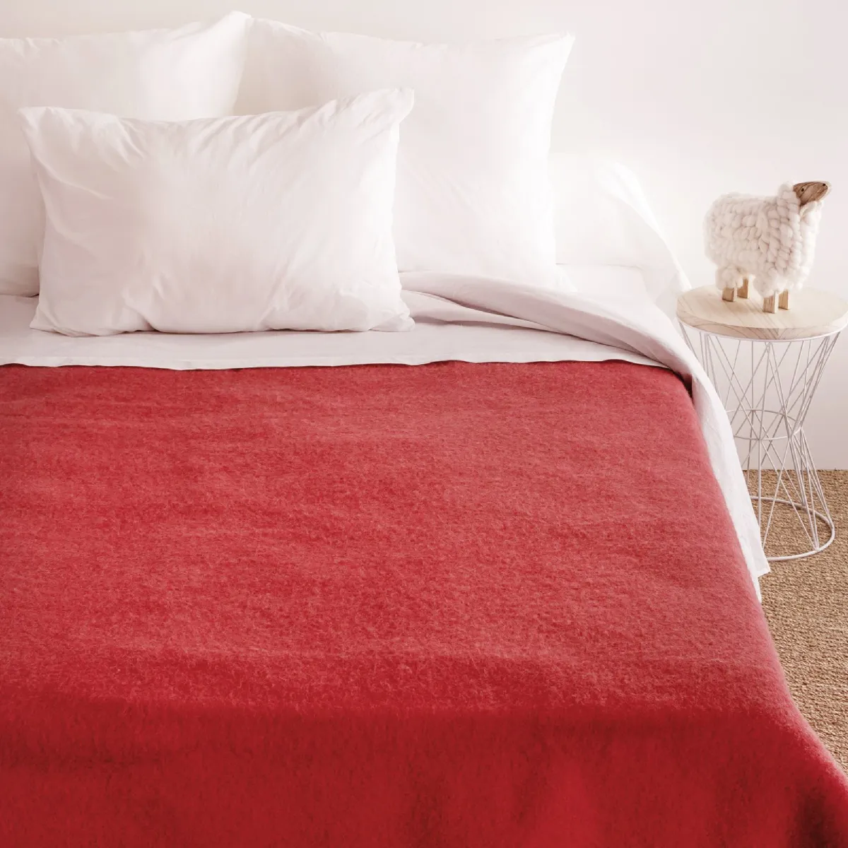 Linnea Volta Plaid 220 X 240 Cm Laine Rose