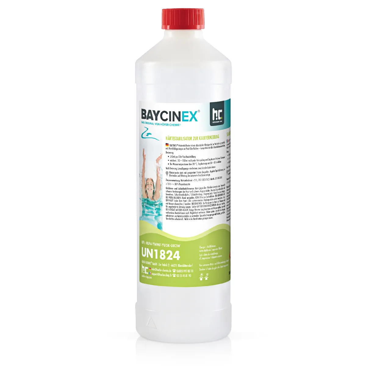 Stabilisateur De Dureté Baycinex® À Action Anti-calcaire En Bouteille De 1 Lx1