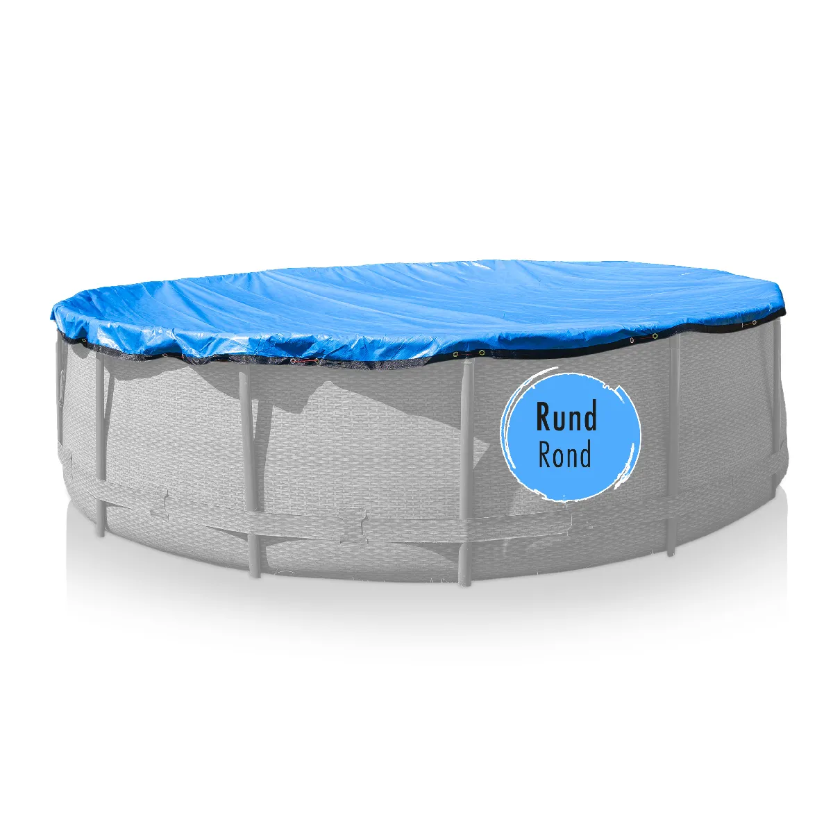 Bâche Pour Piscine, Haute Qualité Pour Protection Toute L'année, 7,80 M, Ronde