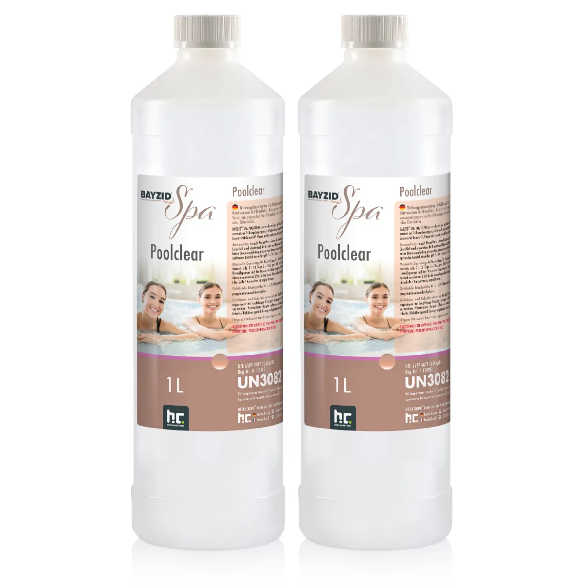 2 X 1l Traitement Liquide Pour Éliminer La Turbidité Des Piscines Équipées De Cartouches Ou De Boules Filtrantes