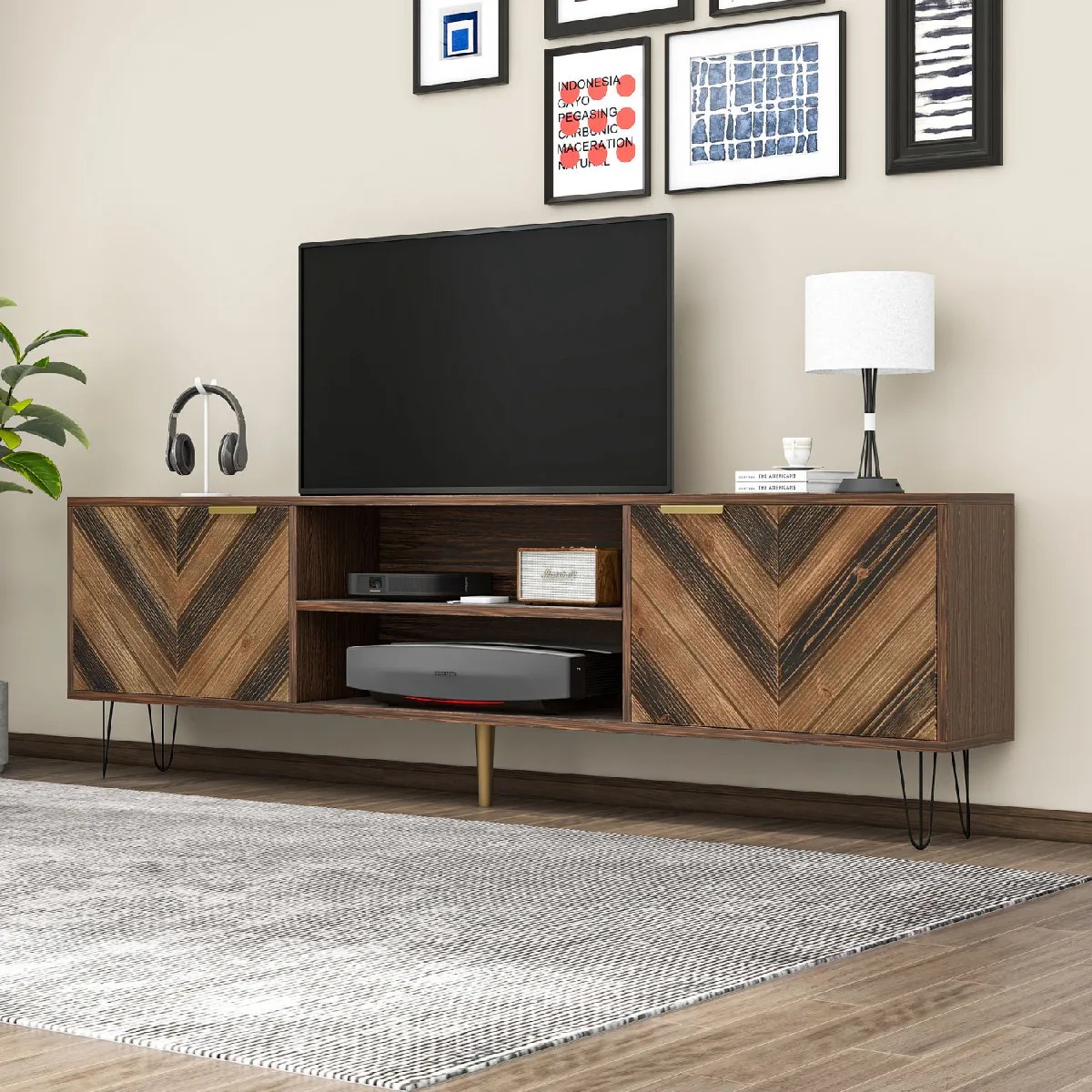 Lit superposé avec barrière sécurité armoire et tiroirs échelle tissu rayé pin MDF blanc vert 90 par 200 cm