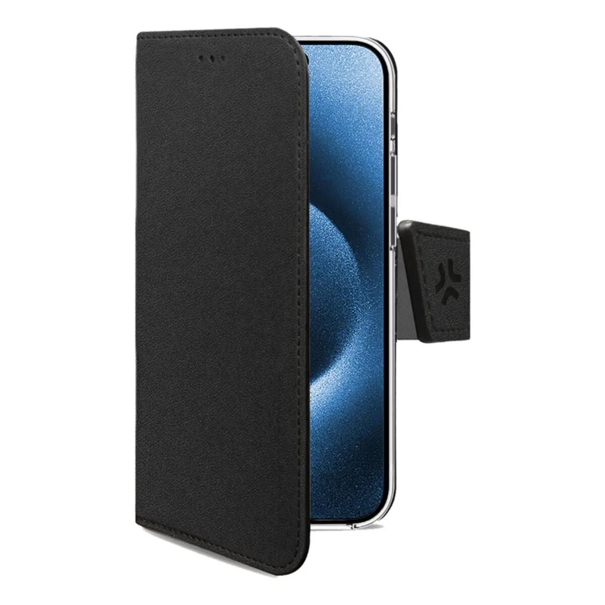 Celly Wally1079 Coque De Protection Pour Téléphones Portables 16 Cm (6.3") Étui Avec Portefeuille Noir