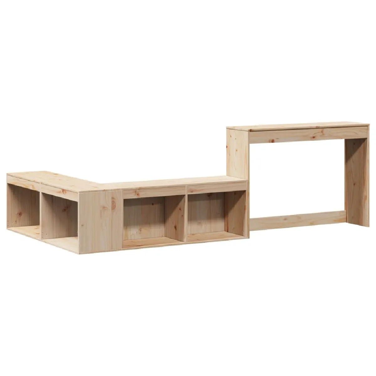 Table De Chevet Avec Bureau Design En Forme De L 232 X 122 X Dec033115