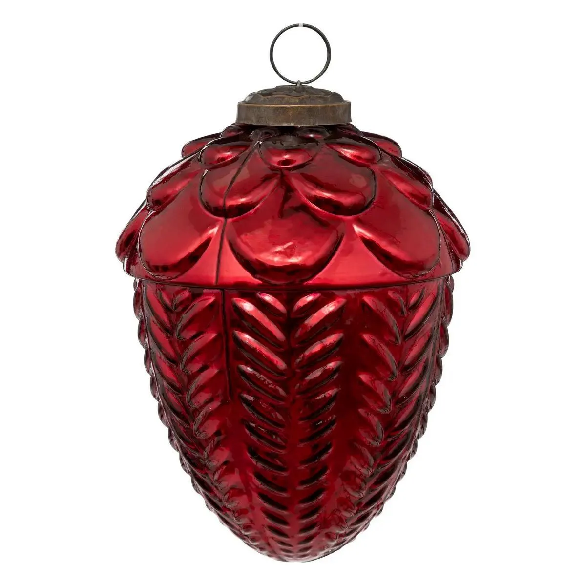 Sdn Verre Pdp Rouge 130mm - Feeric Lights & Christmas