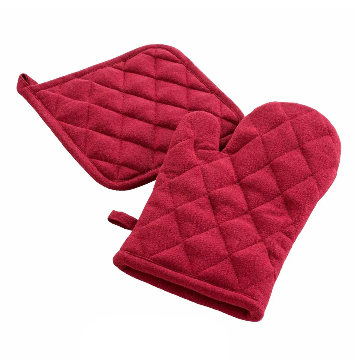 Gant & Manique Uni "cerisette" 28cm Rubis