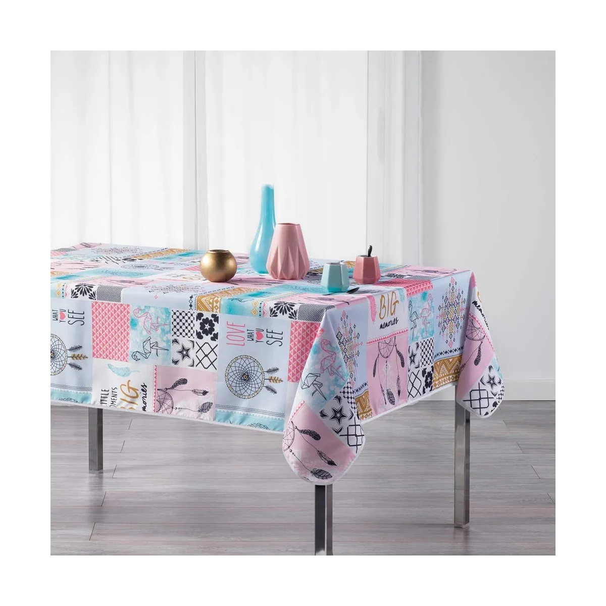 Nappe Rectangulaire "optima" 150x240cm Multicolore