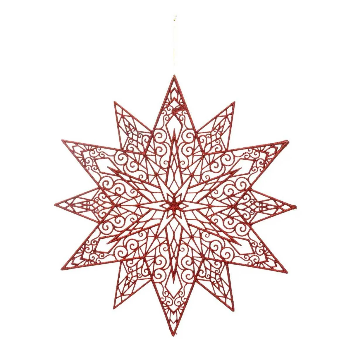 Sujet Étoile Maxi 48cm Plastique Rouge - Feeric Lights & Christmas