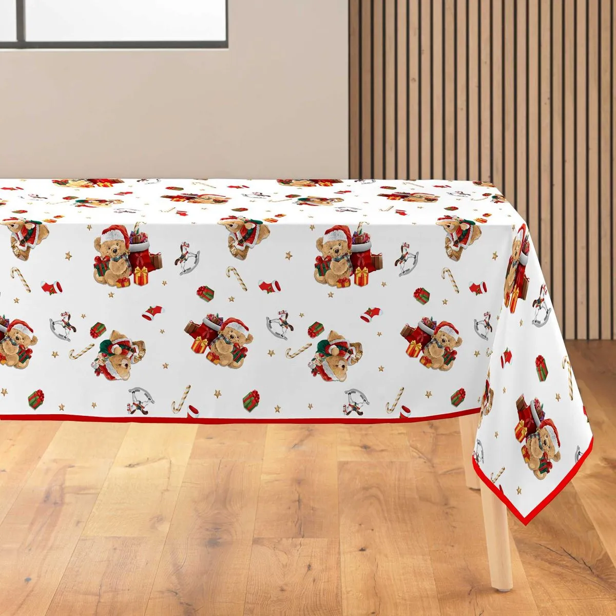 Nappe Antitache Imprimé "oursons" 150x300cm Multicolore
