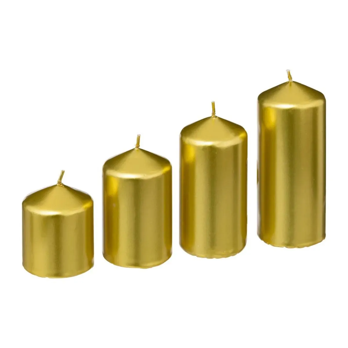 Lot De 4 Bougies Votives De L'avent Or - Feeric Lights & Christmas