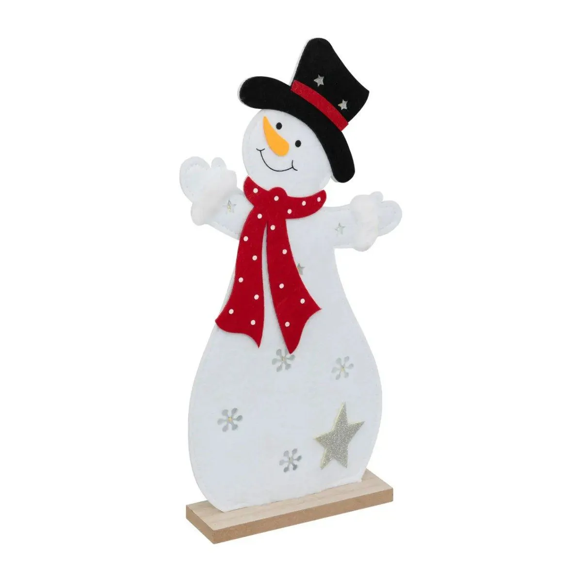 Feutre Bonhomme Neige Led 37cm - Feeric Lights & Christmas