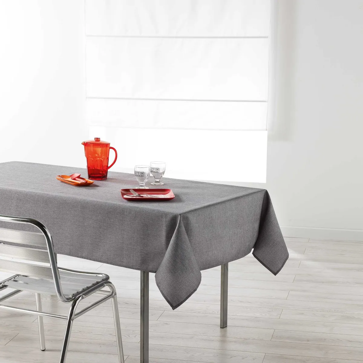 Nappe Enduit "newton" 140x250cm Anthracite