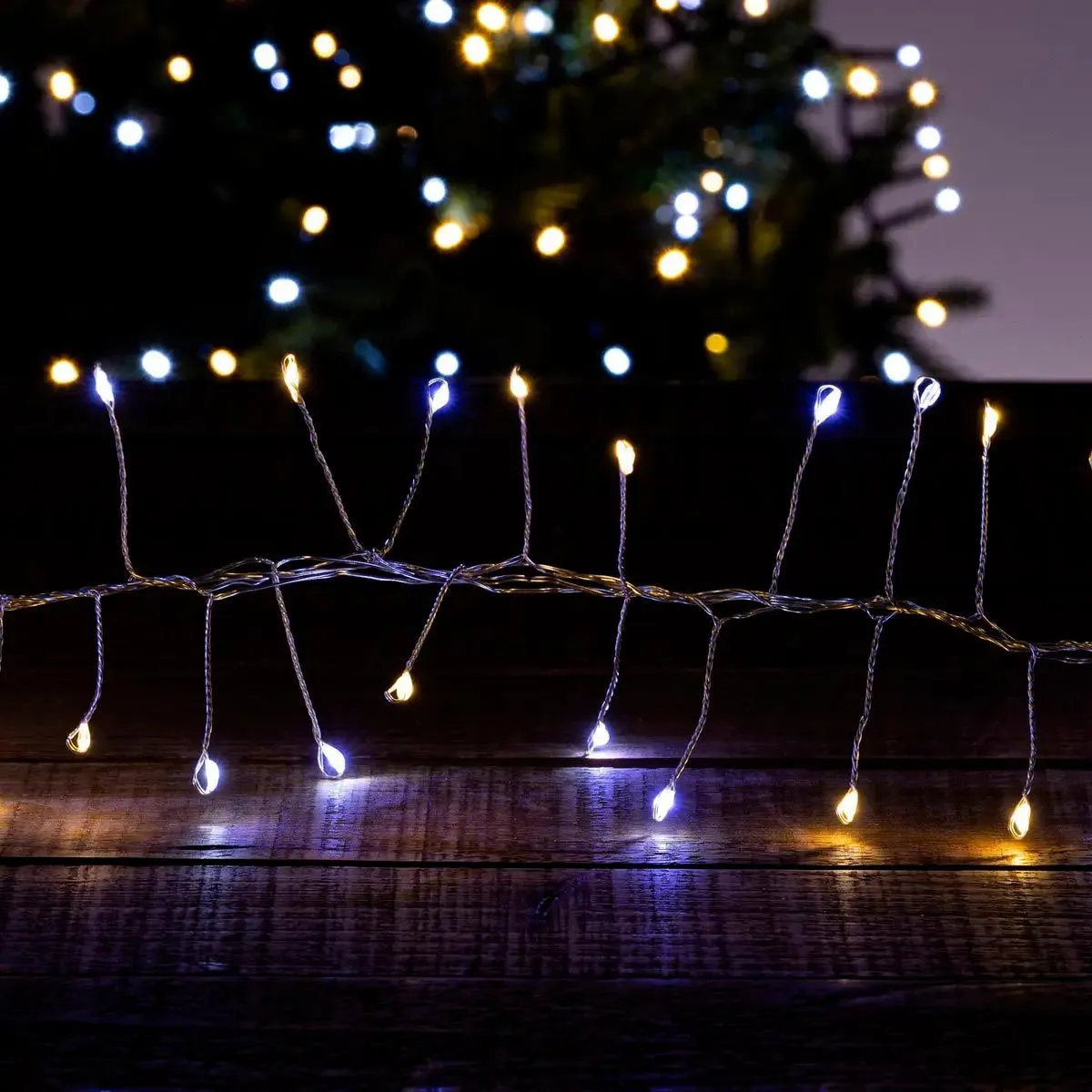 Boa Lumineux Copper 400 Led 5 M Extérieur Blanc Froid Blanc Chaud - Feeric Lights & Christmas