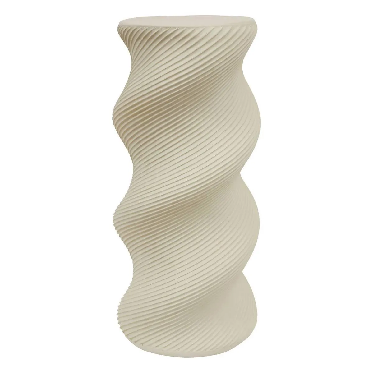 Porte-plante 1 étagères Twist beige 24x24cm - Atmosphera Créateur d'intérieur