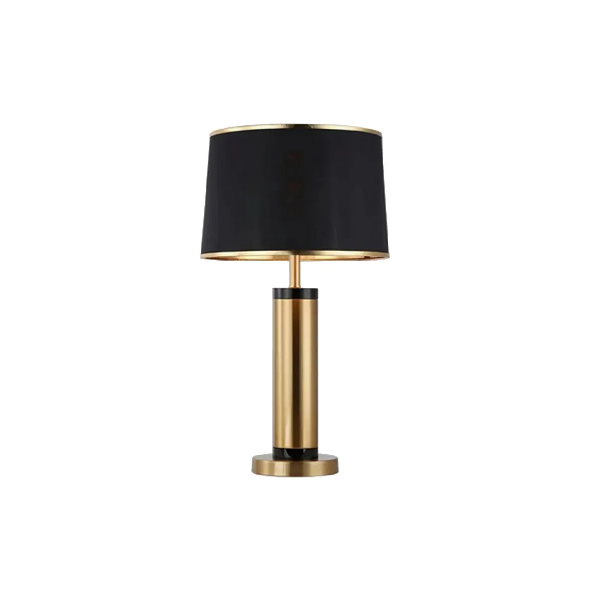 Lampe de table en métal doré 30 x 30 x 52 cm