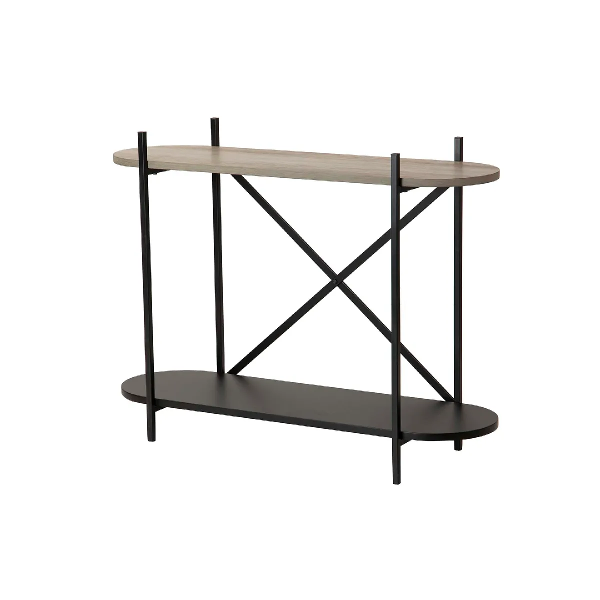Console en métal et vinyle k et d - 100x33x76 cm