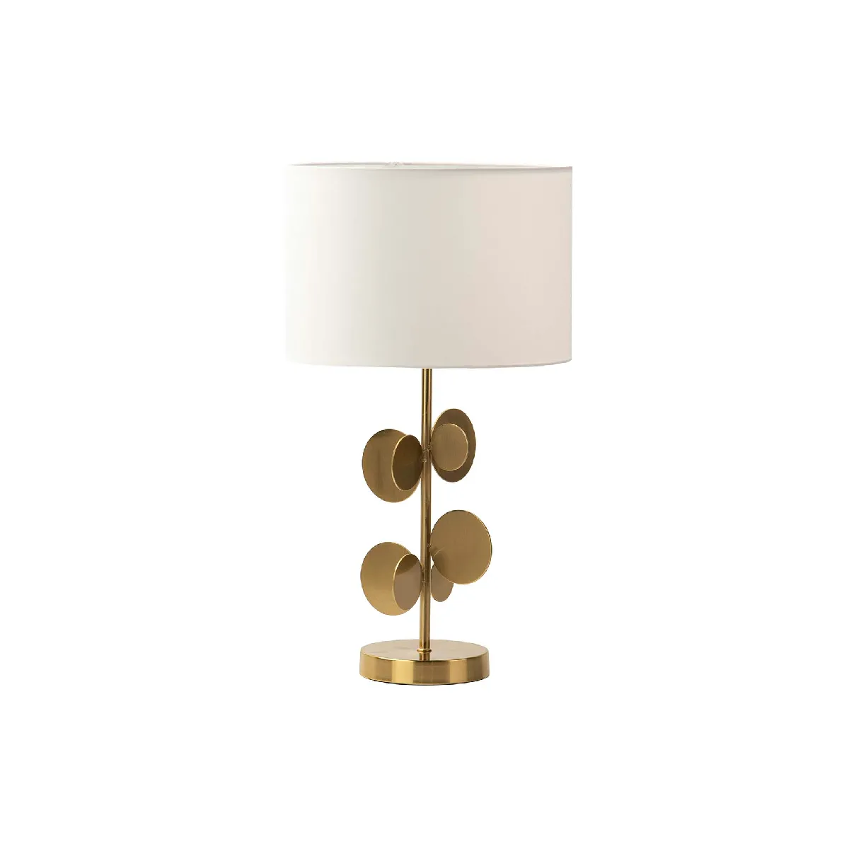 Lampe de table en métal doré 30 x 30 x 52 cm