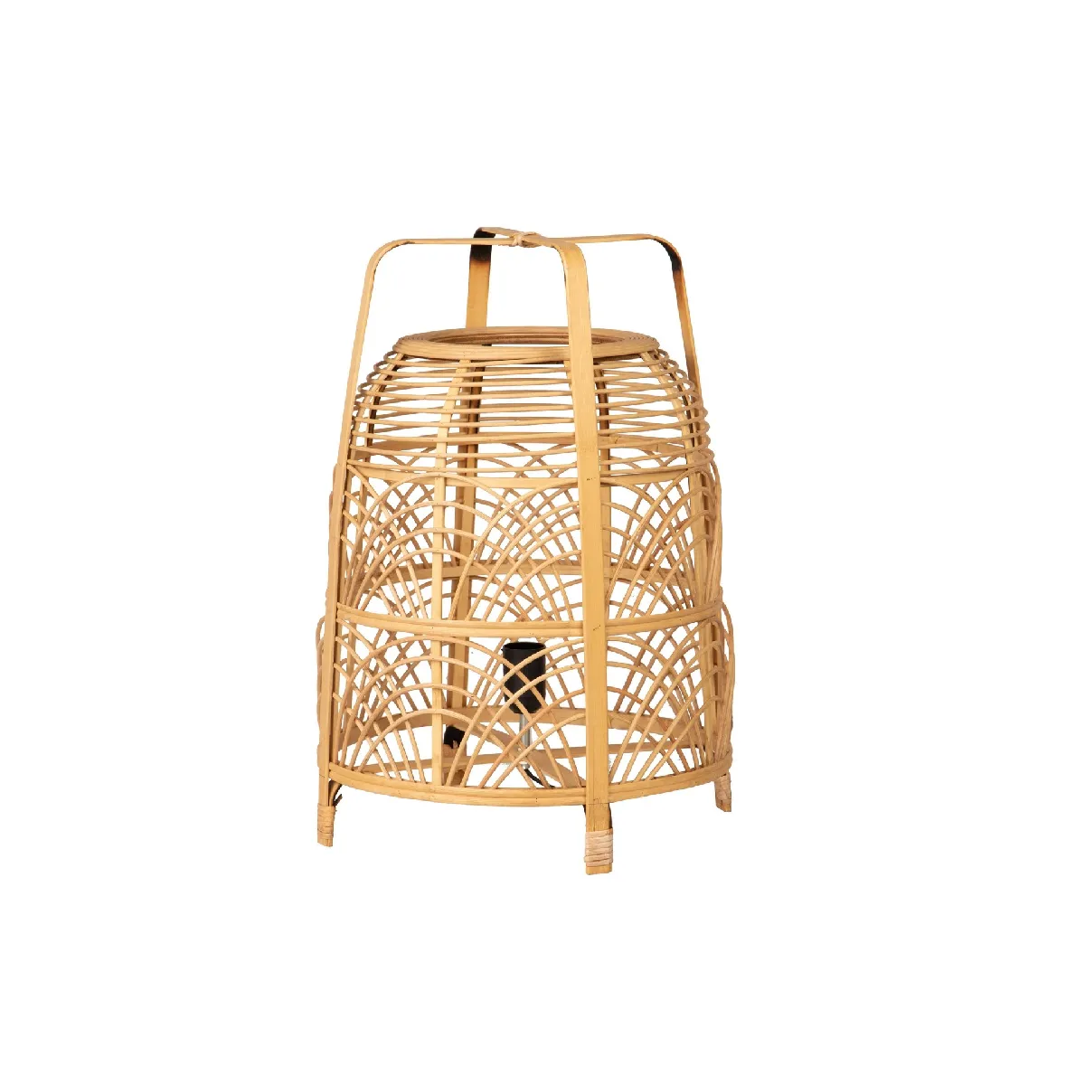 Lampe de table en bambou naturel 37 x 37 x 52 cm