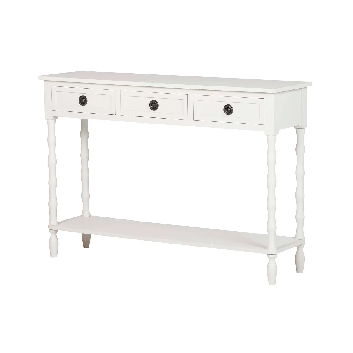 Console en MDF pin beige - 110 x 30 x 75 cm