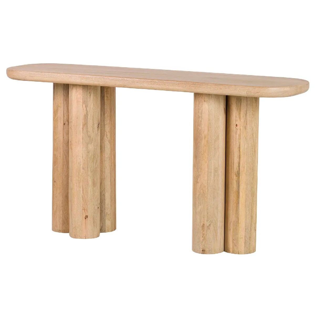 Console Felo en bois de manguier brun - 140 x 40 x 75 cm