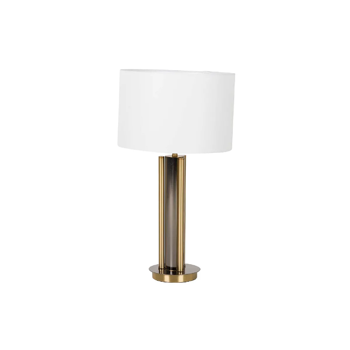 Lampe de table en métal doré 35 x 35 x 62 cm