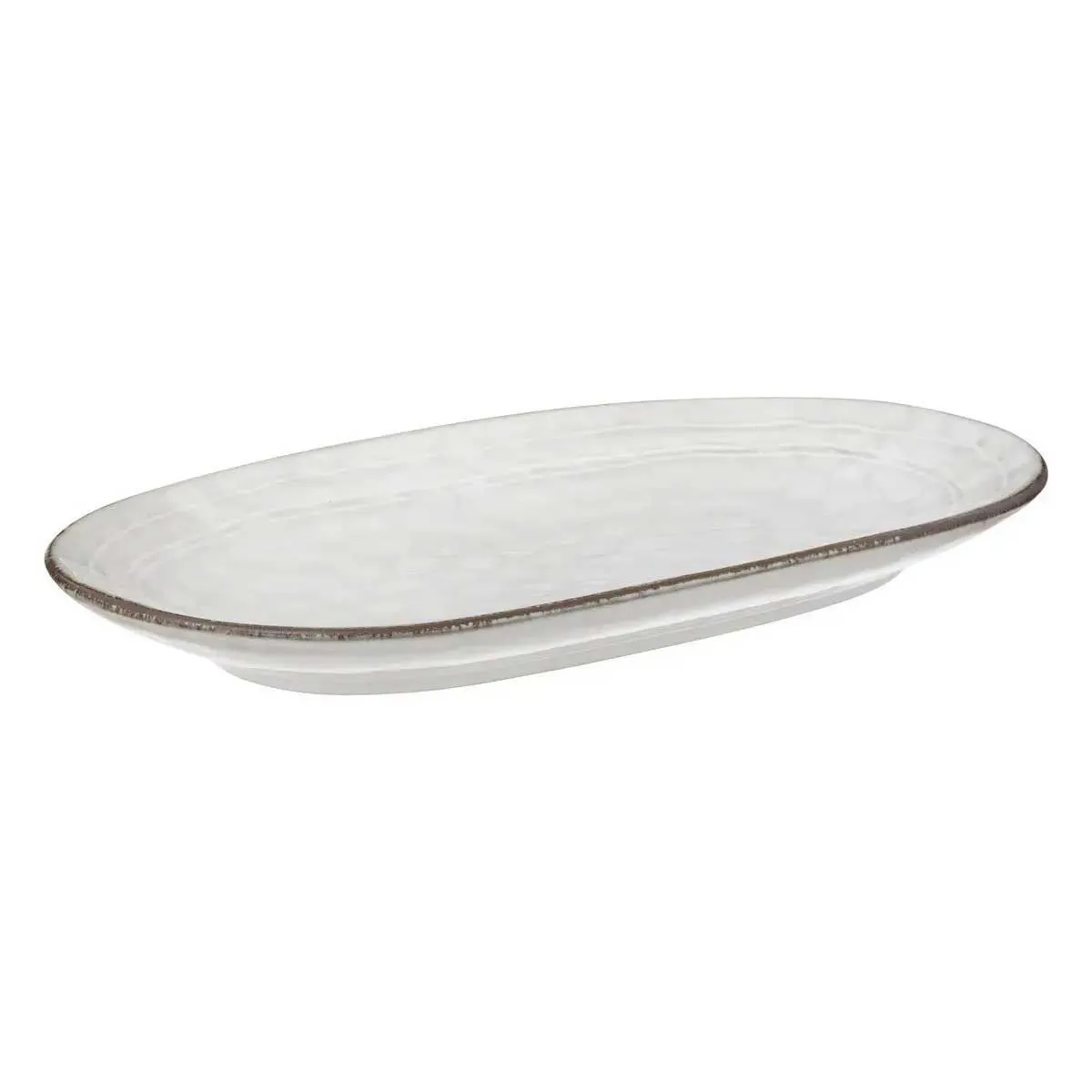 Plat "flower" 30x18cm Bleu - Sg Secret De Gourmet