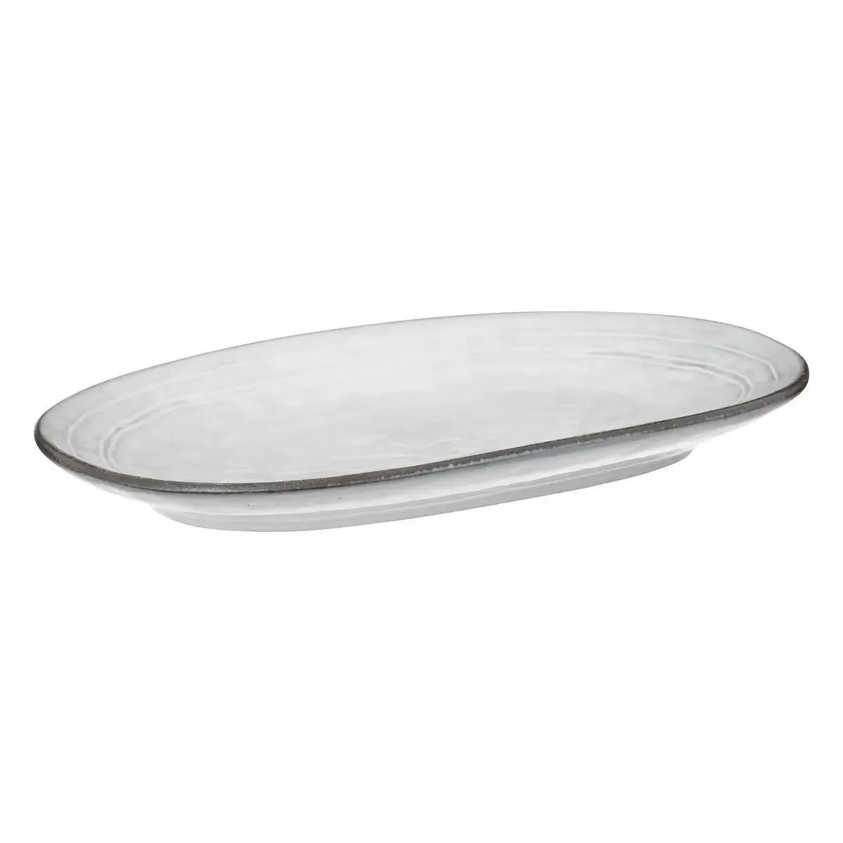 Plat "flower" 37x21cm Bleu - Sg Secret De Gourmet