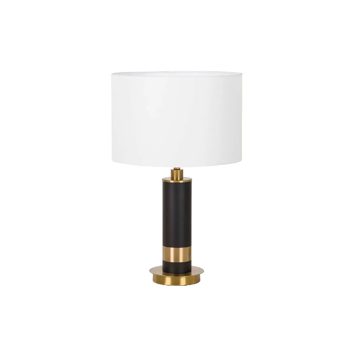 Lampe de table en métal noir 35 x 35 x 57 cm