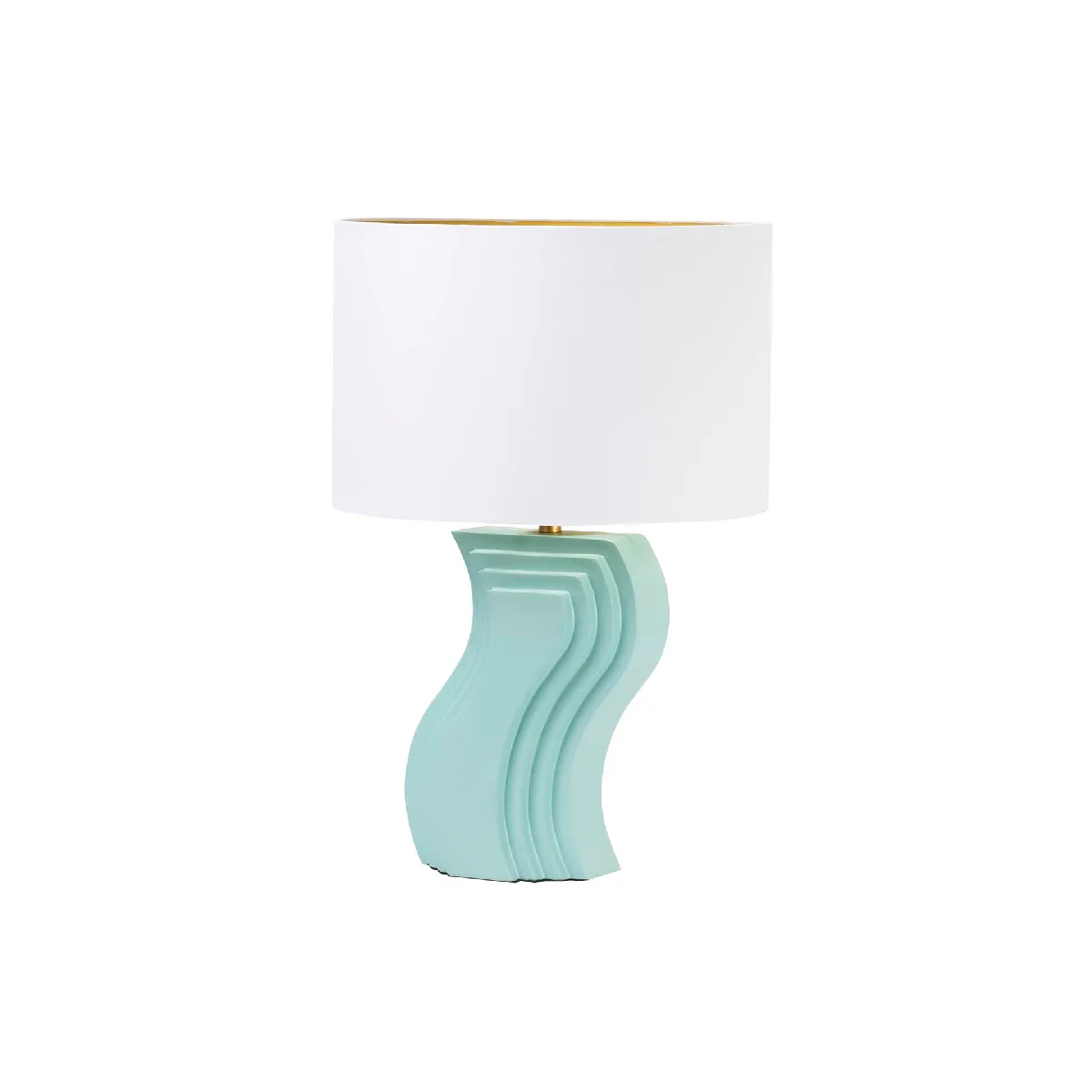 Lampe de table en polyrésine 36 x 36 x 56 cm