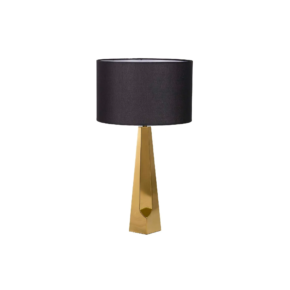 Lampe de table en métal noir 40 x 40 x 72 cm