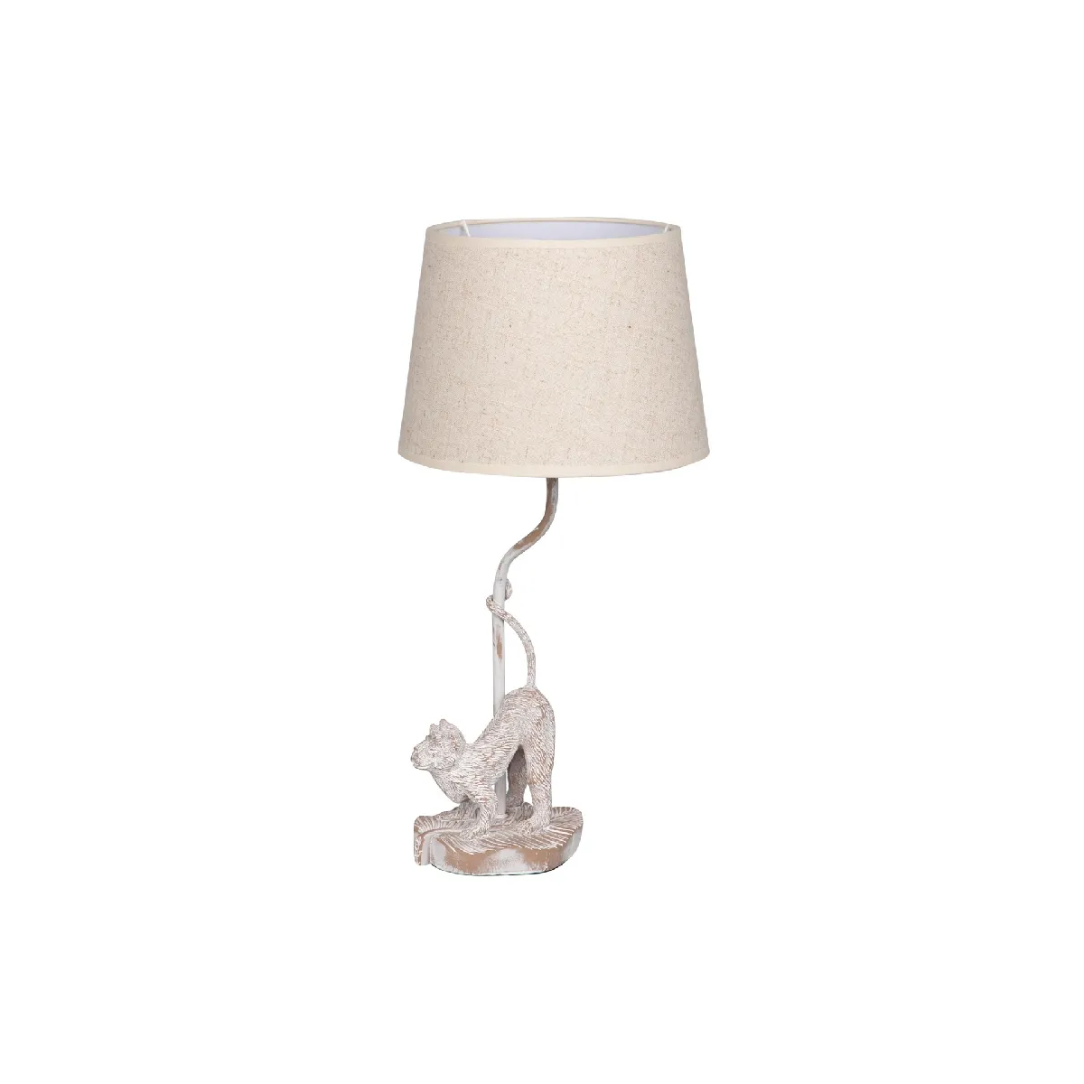Lampe de table mono en polyrésine 26 x 26 x 54 cm