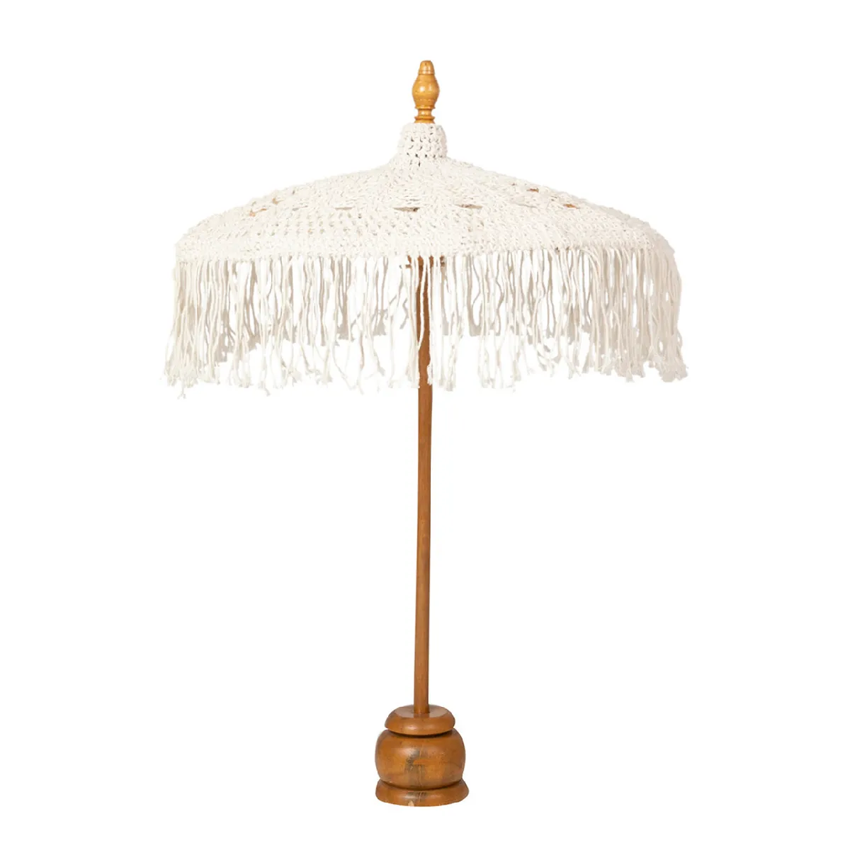 Figurine décorative en forme de parapluie blanc 60 x 60 x 90 cm